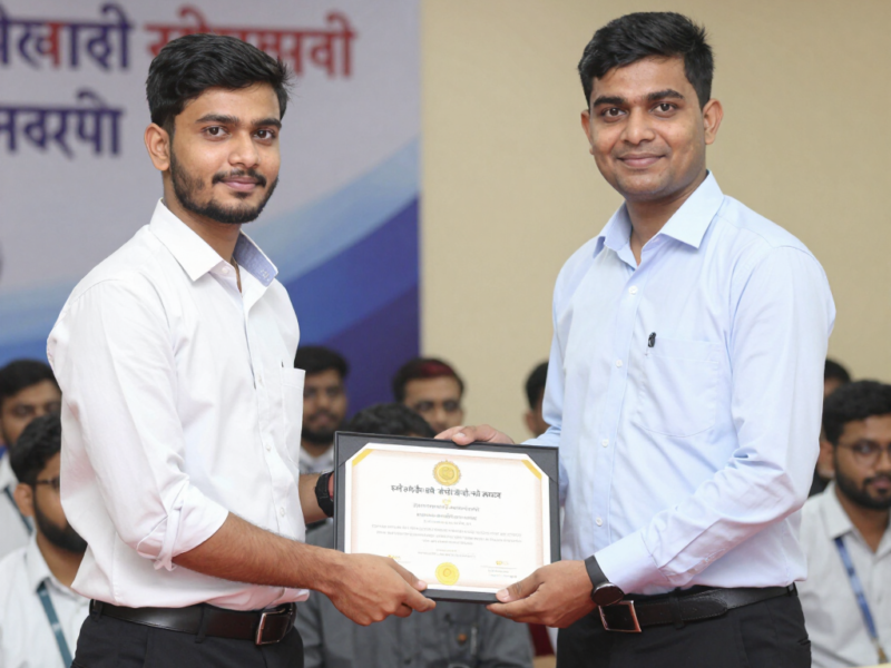 Certificate award ceremony